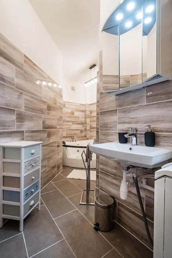 Jacuzzi And Privacy With 2 Balconies And Free Garage Apartment Budapest